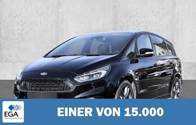 Schwarz metallic Gebraucht 2018 Ford S-MAX ST-Line Van / Kleinbus | 28.440 € (Teuer) - Bild 1/4