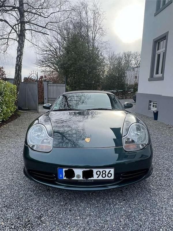 Gebraucht Porsche 986 Boxster 228 PS (167 kW) 2003 Grün Cabrio