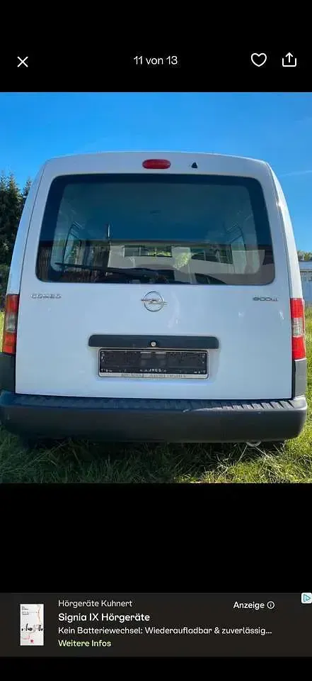 Occasion Opel Combo 94 ch (69 kW) 2010 Blanc Monospace