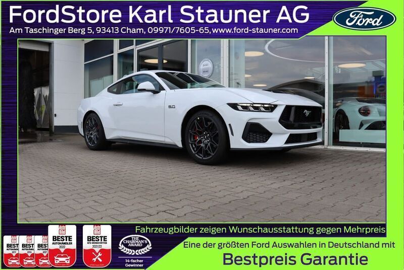 Weiß Neu 2025 Ford Mustang GT Fastback Coupé | 52.280 € (Guter Preis) - Bild 1/4