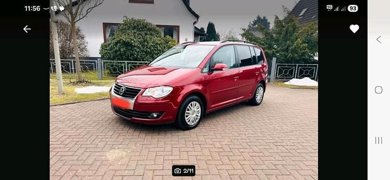 Gebraucht VW Golf Plus United 105 PS (77 kW) 2008 Rot Van / Kleinbus
