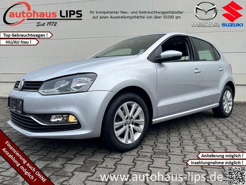 Reflexsilber metallic Gebraucht 2015 VW Polo Comfortline Kleinwagen | 8.990 € (Fairer Preis) - Bild 1/4