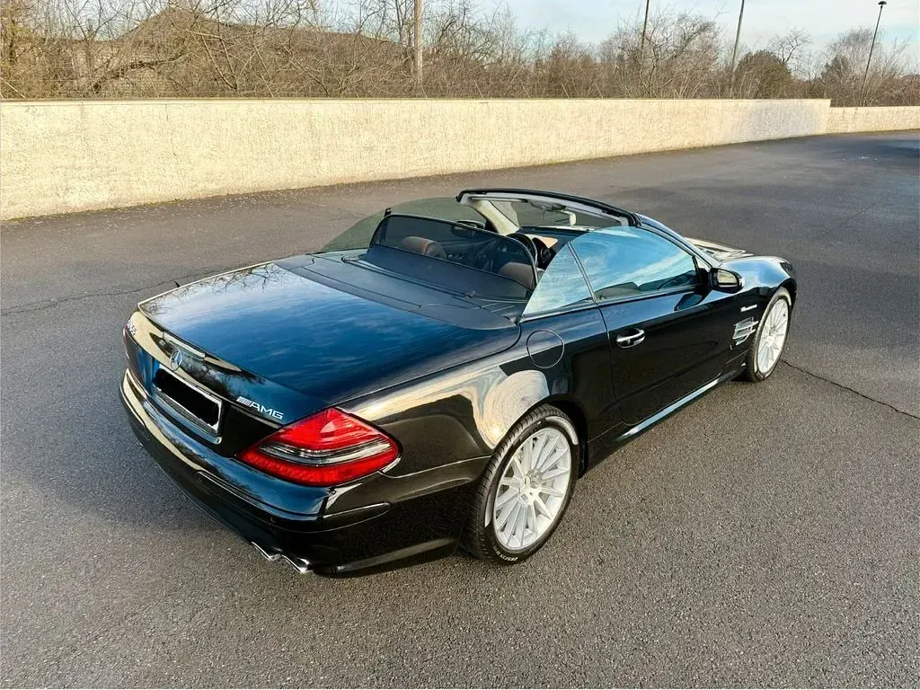 Gebraucht Mercedes SL55 AMG AMG 517 PS (380 kW) 2006 Schwarz Cabrio