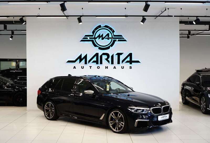 Carbonschwarz metallic Gebraucht 2020 BMW 550 M Sport Kombi | 42.999 € (Fairer Preis) - Bild 1/4