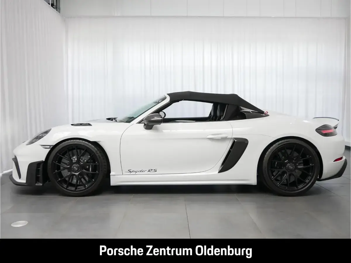 Neu Porsche 718 Spyder RS 500 PS (367 kW) 2025 Weiß Cabrio