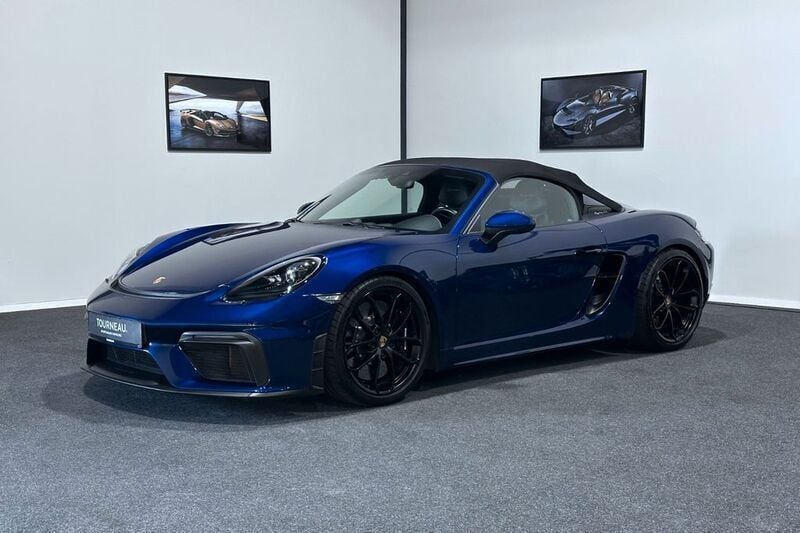 Blau Gebraucht 2021 Porsche Boxster Spyder Cabrio | 94.777 € (Superpreis) - Bild 1/4