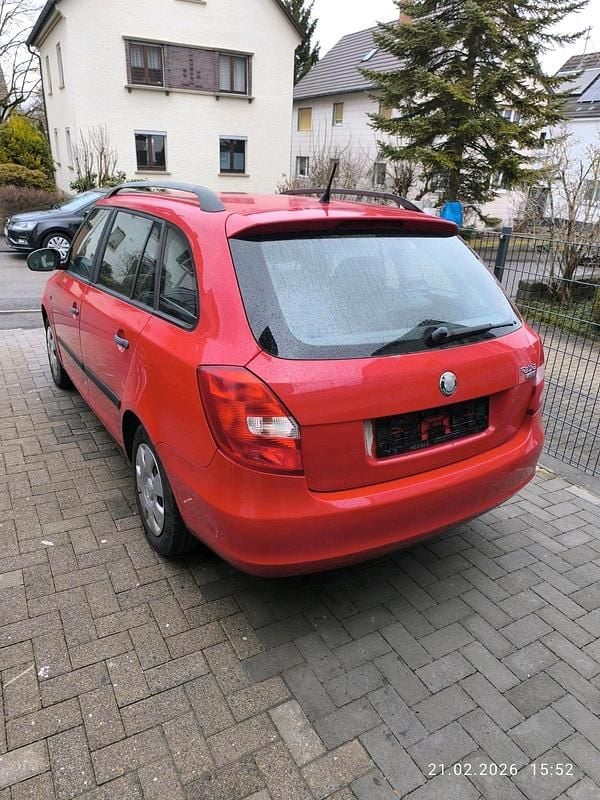 Gebraucht Skoda Fabia 70 PS (51 kW) 2008 Rot Kombi