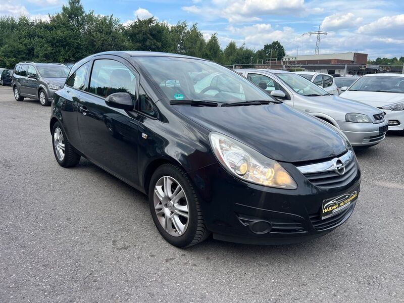 Schwarz Gebraucht 2008 Opel Corsa Edition Kleinwagen | 1.990 € (Guter Preis) - Bild 1/4