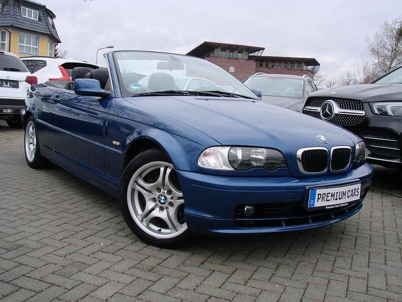 Blau Gebraucht 2000 BMW 323 Cabriolet Cabrio | 8.980 € - Bild 1/4