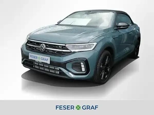 Petroleum blue metallic / schwarz Neu 2025 VW T-Roc Cabriolet Cabrio | 42.330 € (Fairer Preis) - Bild 1/4