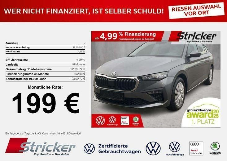 Gebraucht Skoda Scala 116 PS (85 kW) 2024 Graphitegrau metallic Kleinwagen