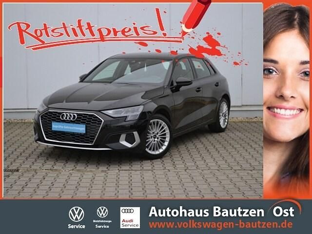Schwarz (mythosschwarz metallic) Gebraucht 2020 Audi A3 Advanced Limousine | 23.860 € (Etwas zu teuer) - Bild 1/4