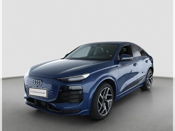 Blau (ascariblau metallic) Gebraucht 2025 Audi Q6 Sportback e-tron S-Line SUV | 82.990 € (Etwas zu teuer) - Bild 1/3