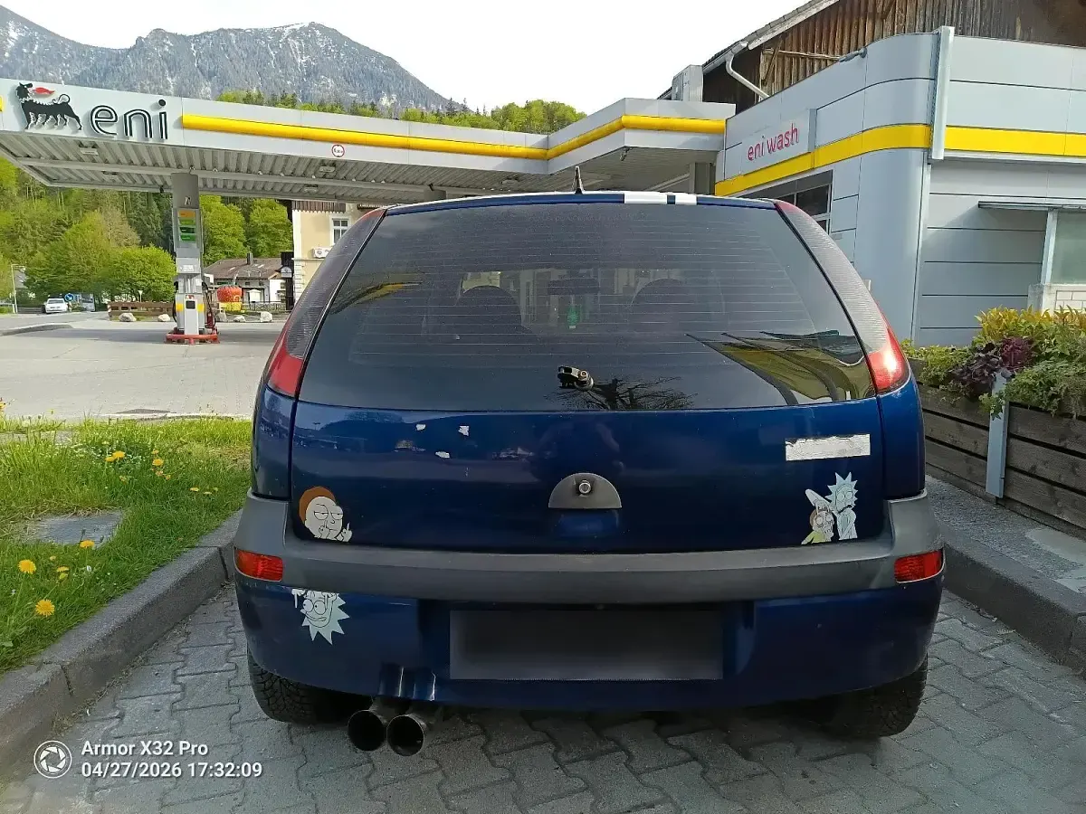 Gebraucht Opel Corsa 75 PS (55 kW) 2003 Blau Kleinwagen