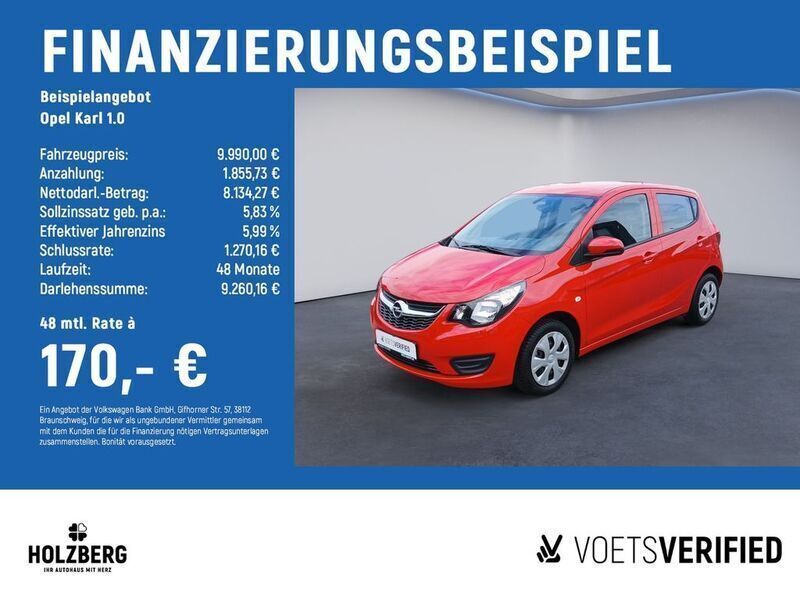 Gebraucht Opel Karl Edition 75 PS (55 kW) 2017 Rot Kleinwagen