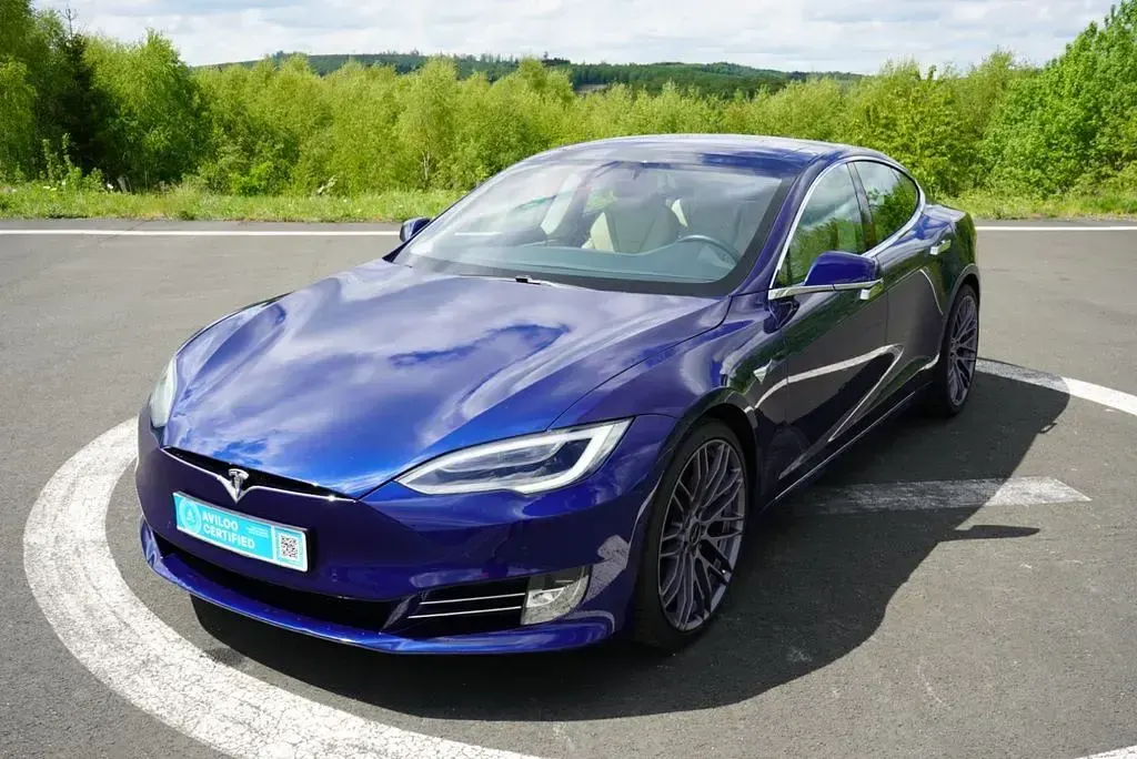 Occasion Tesla Model S 311 kW (423 ch) 2017 Bleue Citadine