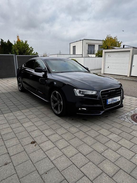 Schwarz Gebraucht 2017 Audi A5 Sportback S-Line Limousine | 21.000 € (Guter Preis) - Bild 1/4