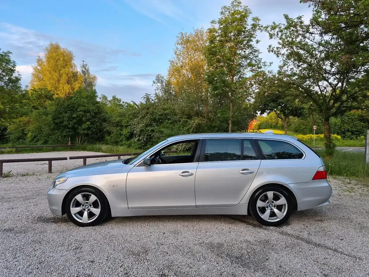 Brugt BMW 525 177 HK (130 kW) 2006 Sølv Stationcar