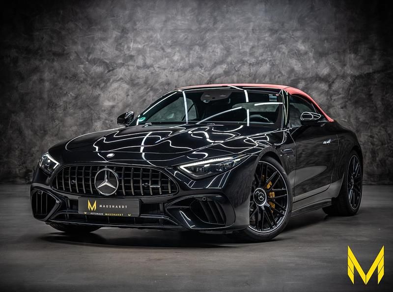 Obsidianschwarz metallic Gebraucht 2024 Mercedes SL63 AMG AMG Cabrio | 144.444 € (Etwas zu teuer) - Bild 1/4