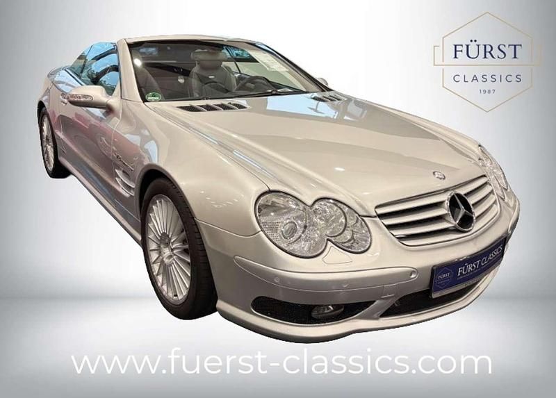 Brillant silber Gebraucht 2002 Mercedes SL55 AMG AMG Cabrio | 49.990 € (Teuer) - Bild 1/4