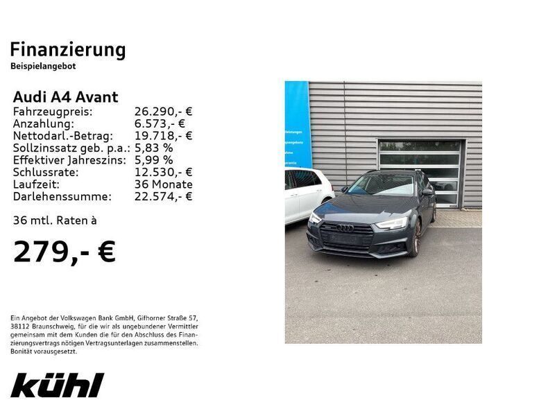 Gebraucht Audi A4 S-Line 190 PS (139 kW) 2018 Grau Kombi