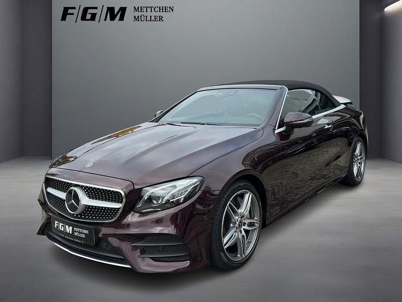 Rot Gebraucht 2019 Mercedes E400 AMG line Cabrio | 46.670 € (Fairer Preis) - Bild 1/4