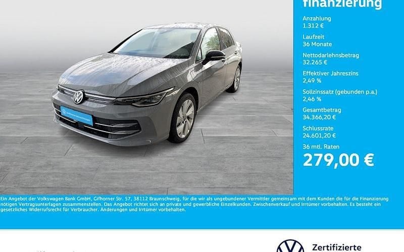 Mondsteingrau Gebraucht 2025 VW Golf Goal Limousine | 33.577 € - Bild 1/4