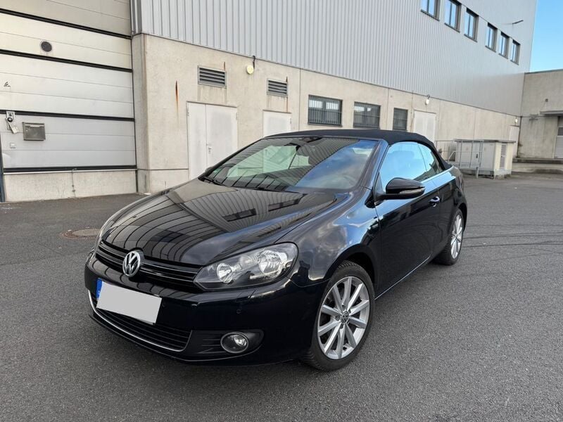 Schwarz Gebraucht 2015 VW Golf Cabriolet LOUNGE Cabrio | 7.900 € (Superpreis) - Bild 1/4