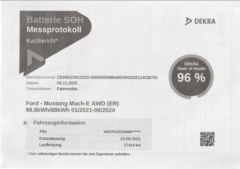 Gebraucht Ford Mustang Mach-E 197 kW (269 PS) 2021 Rot SUV