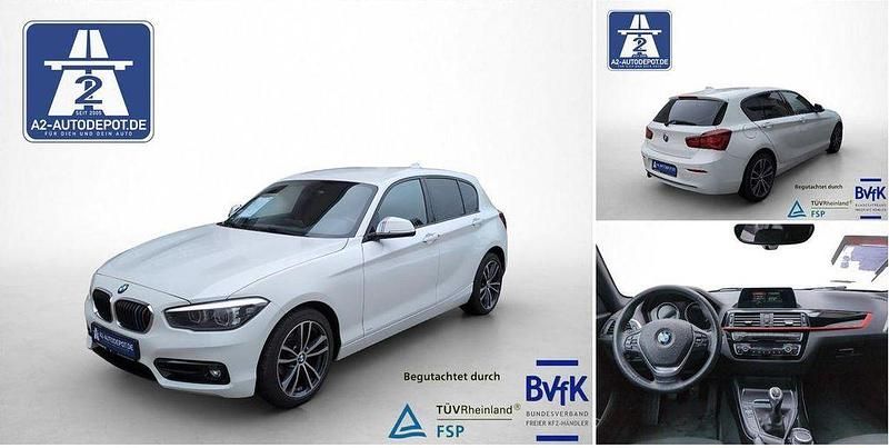 Weiß Gebraucht 2018 BMW 116 Sport Line Kleinwagen | 11.750 € (Fairer Preis) - Bild 1/4