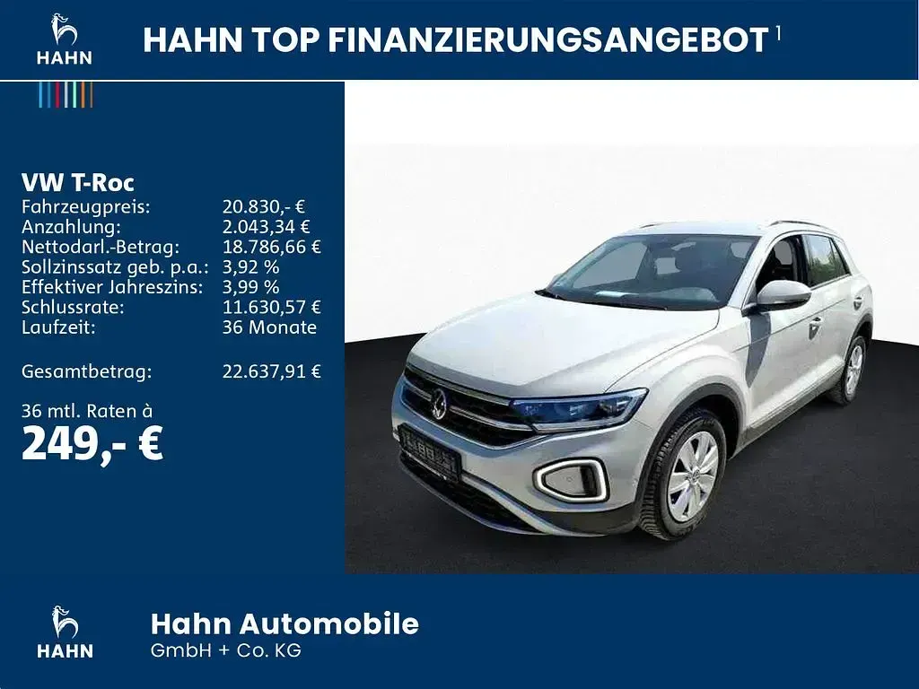 Usata VW T-Roc Style 110 CV (80 kW) 2023 Grigio SUV