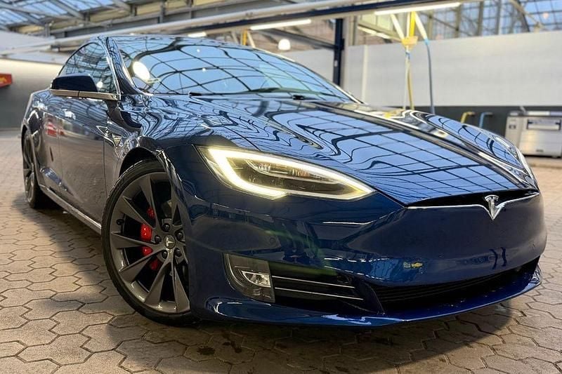 Gebraucht Tesla Model S Performance 580 kW (789 PS) 2019 Blau Kleinwagen