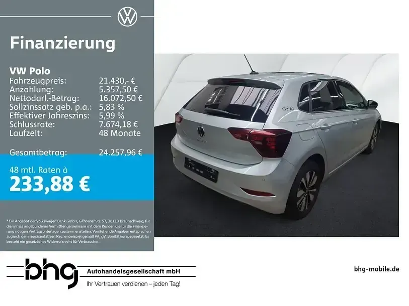 Gebraucht VW Polo Life 116 PS (85 kW) 2025 Kleinwagen