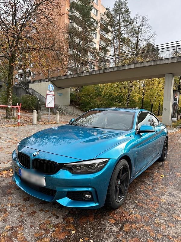Blau Gebraucht 2017 BMW 420 Coupé | 25.999 € (Teuer) - Bild 1/4