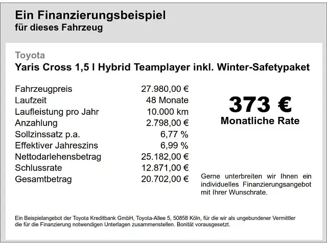 Neu Toyota Yaris 92 PS (67 kW) 2026 Weiss Kleinwagen