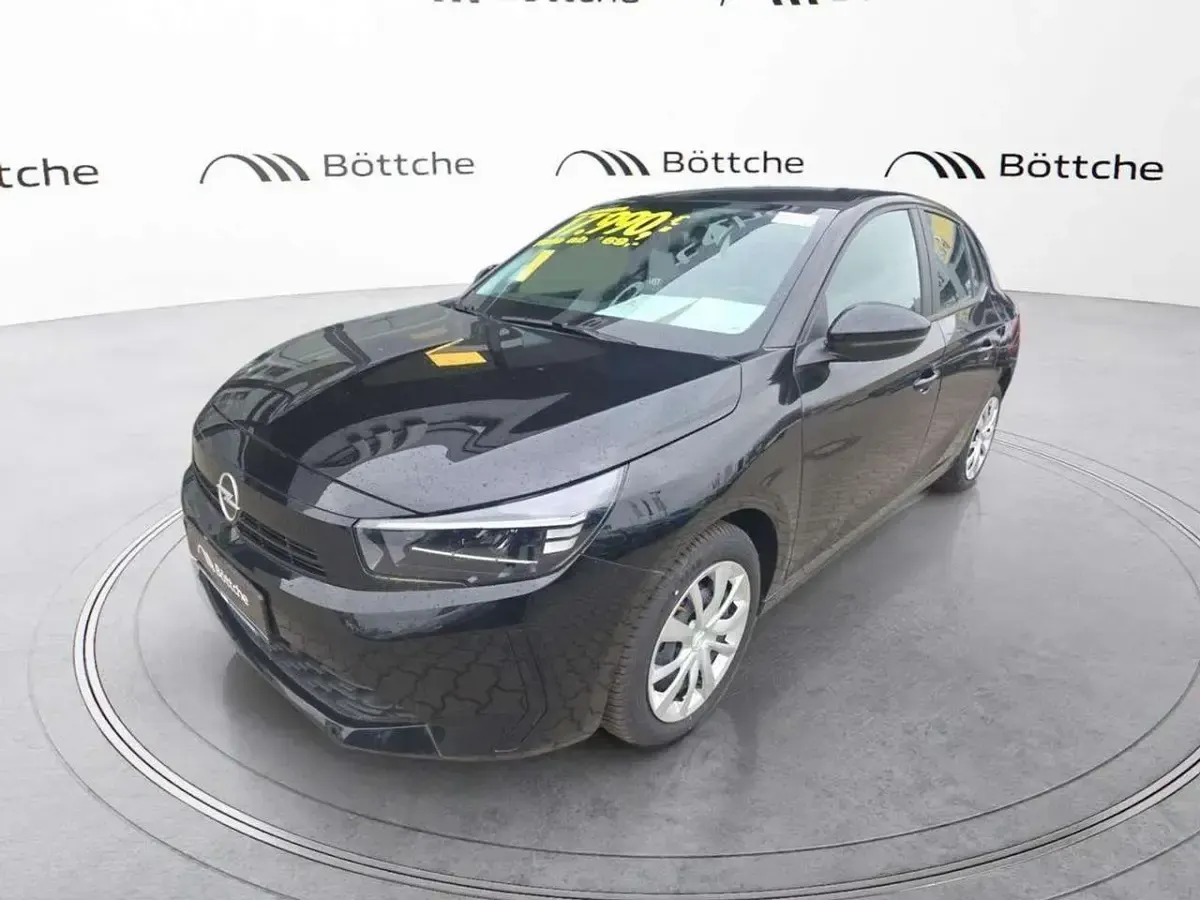 Neu Opel Corsa Edition 75 PS (55 kW) 2025 Lackierung schwarz perla nera/ Kleinwagen