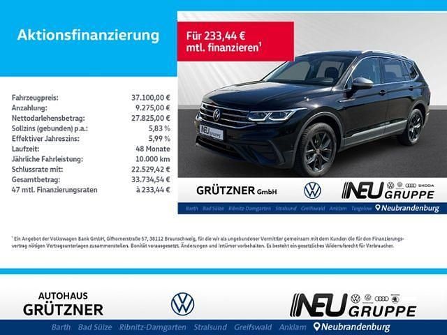 Gebraucht VW Tiguan Allspace Move 150 PS (110 kW) 2024 Schwarz SUV