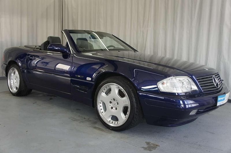 Blau Gebraucht 2000 Mercedes SL320 Edition Cabrio | 39.900 € (Teuer) - Bild 1/4