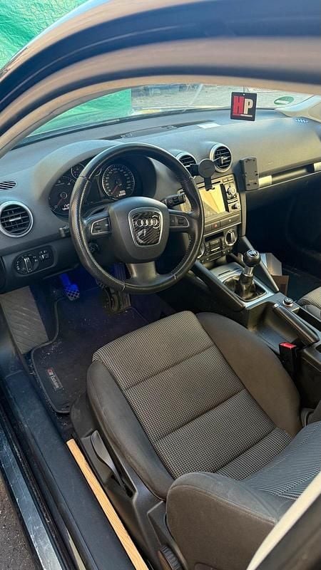 Usata Audi A3 105 CV (77 kW) 2009 Grigio Utilitaria