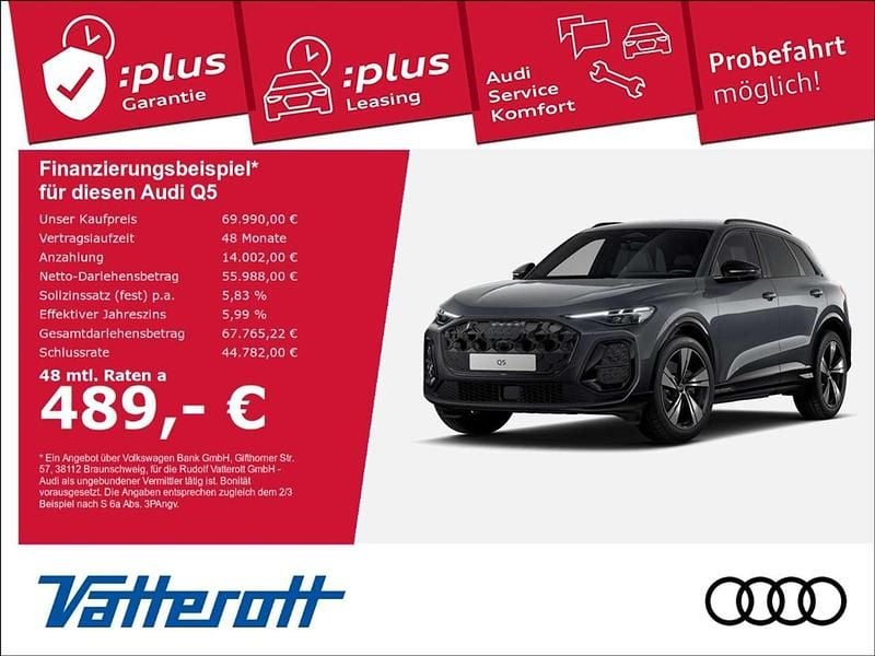 Daytonagrau perleffekt Gebraucht 2025 Audi Q5 Edition .1 SUV | 69.990 € (Fairer Preis) - Bild 1/4