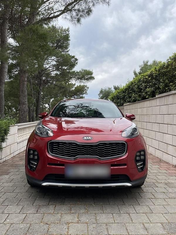 Rot Gebraucht 2016 Kia Sportage GT-Line SUV | 13.500 € (Superpreis) - Bild 1/4