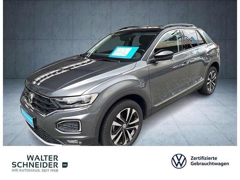 Indiumgrau metallic (metallic) Gebraucht 2020 VW T-Roc IQ Drive SUV | 22.450 € (Fairer Preis) - Bild 1/4