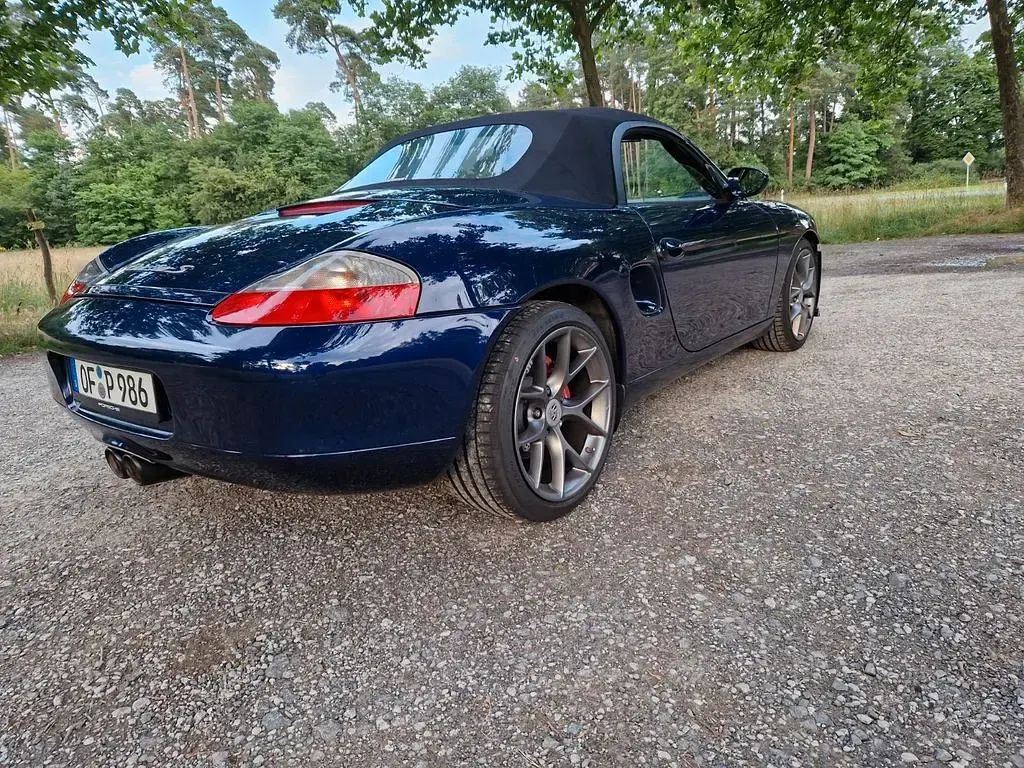 Gebraucht Porsche Boxster S 252 PS (185 kW) 2002 Blau Cabrio