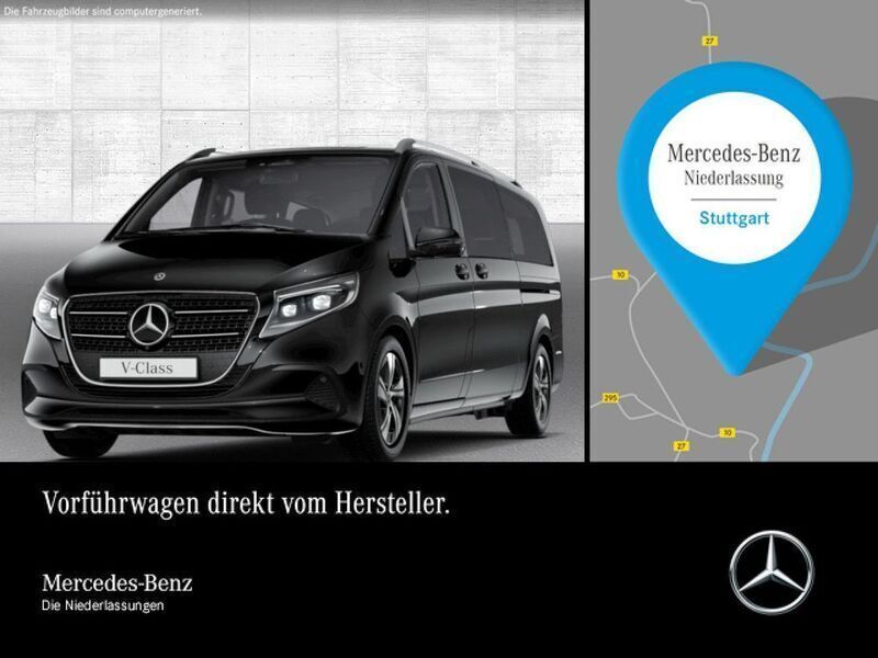 Schwarz Gebraucht 2025 Mercedes V300 Style Van / Kleinbus | 77.990 € - Bild 1/3