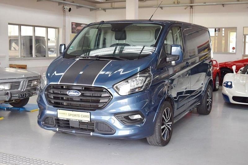 Blau Gebraucht 2019 Ford Transit Custom Sport Van / Kleinbus | 17.980 € (Guter Preis) - Bild 1/4