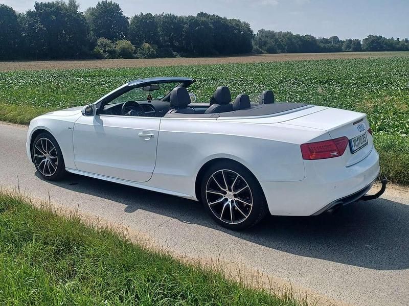 Weiß Gebraucht 2015 Audi A5 Cabriolet S-Line Cabrio | 14.900 € (Fairer Preis) - Bild 1/4