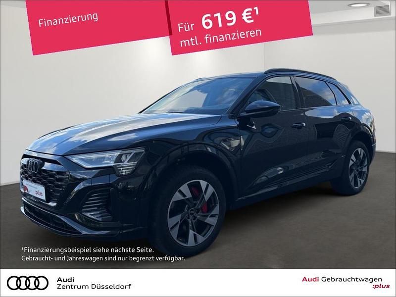 Mythosschwarz metallic Gebraucht 2023 Audi Q8 e-tron S-Line SUV | 50.960 € (Etwas zu teuer) - Bild 1/3
