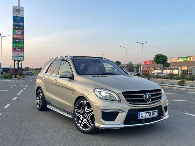 Gold Gebraucht 2014 Mercedes ML63 AMG AMG SUV | 35.000 € (Teuer) - Bild 1/4