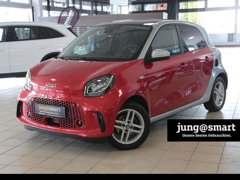 Cadmium rot metallic Gebraucht 2021 Smart ForFour Electric Drive Passion Limousine | 9.589 € (Fairer Preis) - Bild 1/4