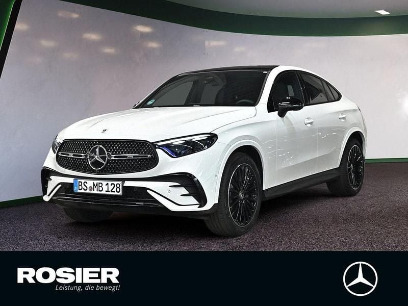 Weiss / polarweiß Gebraucht 2025 Mercedes GLC220 AMG line Coupé | 63.970 € (Superpreis) - Bild 1/4